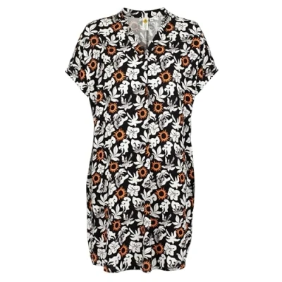 Abbildung von ROADSIGN australia Jerseykleid Tropical Bliss (1, 1 tlg., 1) Alltagskleid mit Allover Print &amp; tropischen Akzenten