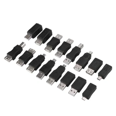 Abbildung von KSTE 16PCS Multi USB2.0 Adapter Konverter USB Stecker auf Buchse Micro