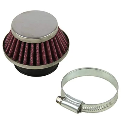 Abbildung von Tuning Luftfilter für Benzin Scooter B Mach1 mit 43ccm oder 49ccm Motor (Rot/Silber 44mm A322 Klein)