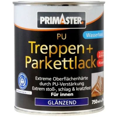 Abbildung von Primaster Treppen und Parkettlack PU 2in1 750 ml