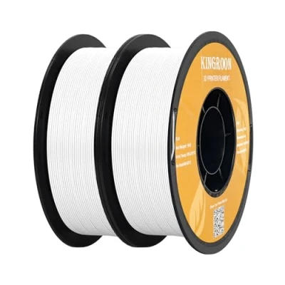 Abbildung von kingroon 3D Printer Filament PLA Druckerfilament,… (Polymilchsäure, schwarz und weiß grau rot)