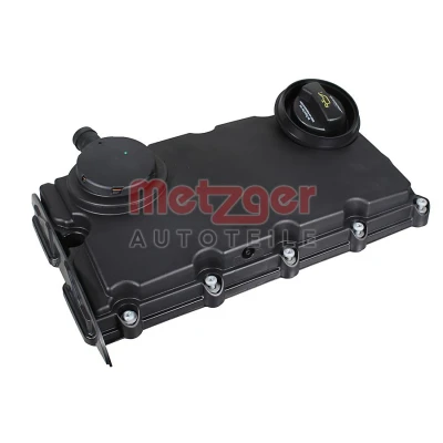 Abbildung von METZGER 2389215 Zylinderkopfhaube mit Dichtungen Schrauben, Verschlussdeckel, Entlüfterventil AUDI: A4 B7 Avant, A6 C6 Avant