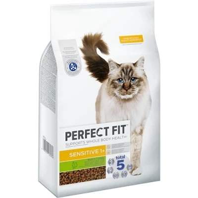 Abbildung von PERFECT FIT Adult Trockenfutter für erwachsene, sensitive Katzen ab 1 Jahr Truthahn, 7 kg (1 Beutel)