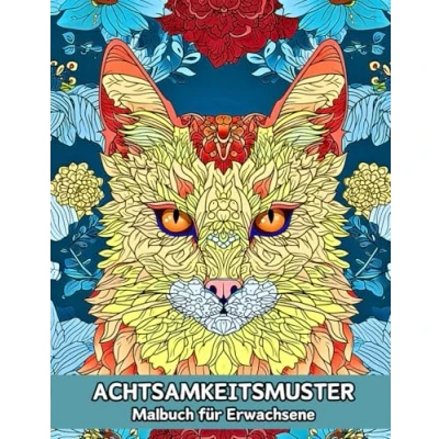 Abbildung von Achtsamkeitsmuster Malbuch für Erwachsene: zum Stressabbau, ADHS, Angstabbau, Entspannung, Meditation