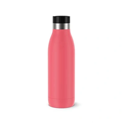 Abbildung von Emsa Isolierflasche &quot;Trinkflasche Bludrop&quot;, (1 tlg.), Edelstahl, Quick Press Deckel, 360 Trinkgenuss, 12h warm/24h kühl