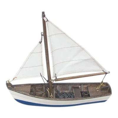 Abbildung von Sea Club Fischerboot maritime Deko Holz 16x14cm