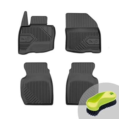 Abbildung von FROGUM No.77 Gummimatten Ganzjahresset von Auto Fußmatten Autofussmatten für Honda Civic VIII 2006 2011 Langlebiges TPE Material