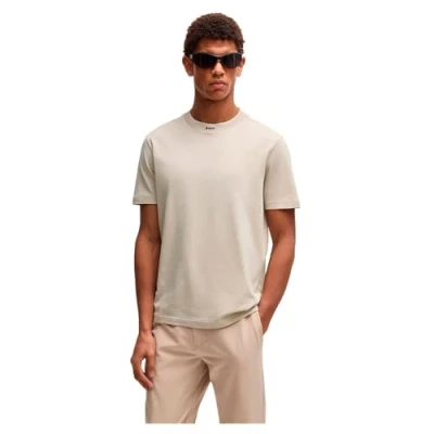 Abbildung von BOSS TEE Tshirt basic, Herren, Größe: Large, Open beige