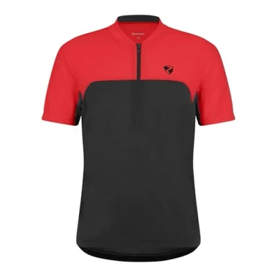 Abbildung von Ziener Herren NARIUS Fahrradtrikot/Radtrikot MountainbikeRennrad atmungsaktiv, schnelltrocknend, elastisch, Kurzarm, Black, 52