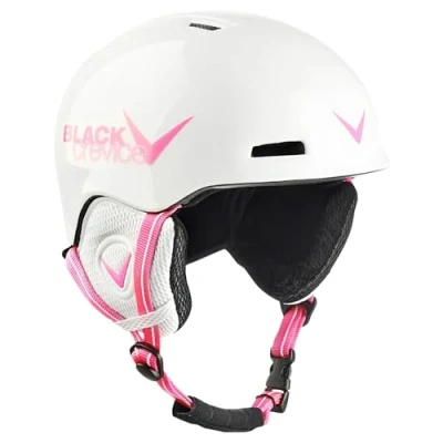 Abbildung von Black Crevice Kinder Skihelm Stubai, weiß/pink, 48 52 cm
