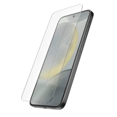 Abbildung von Hama Handy Schutzglas für Samsung Galaxy S24+ (Displayschutz ultraklar Anti Fingerprint, Montagehilfe, Vollschutz 9H ultradünn, case friendly, kratzfest, Displayschutzglas stoßfest)