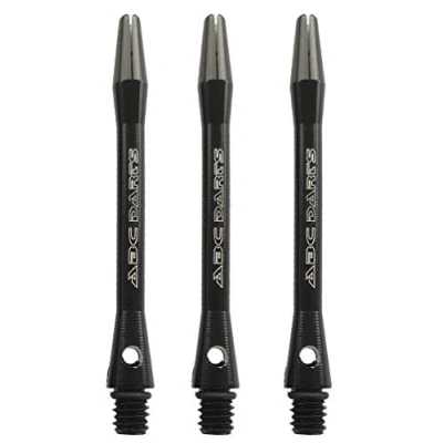 Abbildung von abcdarts Unisex Erwachsene Aluminium Shaft Dart Schäfte Set, Schwarz, M