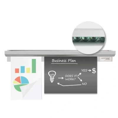 Abbildung von catchball Infoboard Catch ball System 50cm weiß