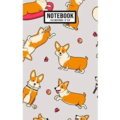 Abbildung von Corgi Notebook Small: Journal Lined 110 Pages Small 5 x 8