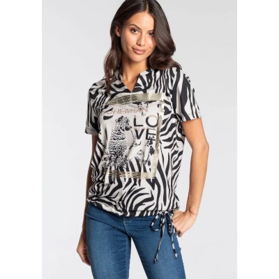 Abbildung von Laura Scott T Shirt, mit Animalprint NEUE KOLLEKTION