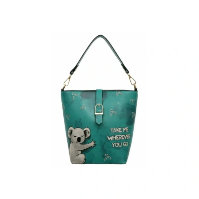 Abbildung von Dogo Koala HUG Shopping Bag, Damen, Größe: One Size, Grün