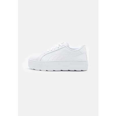 Abbildung von Puma Karmen Sneaker low, Damen, Größe: 42, White/silver Hochwertiges lederimitat