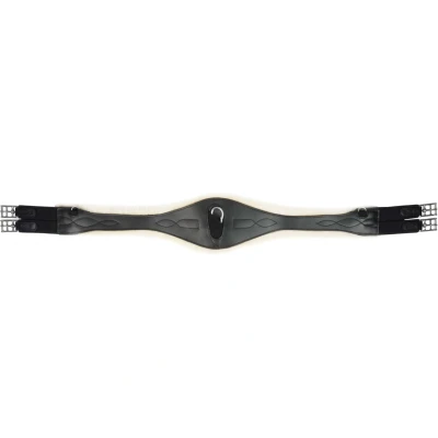 Abbildung von Kavalkade Gurt Foster Comfort Kunstfell Lang Schwarz 140cm