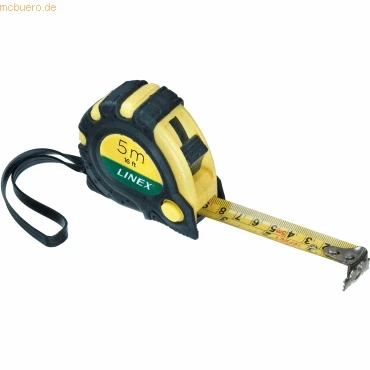 Abbildung von 12 x Linex Maßband 5 Meter mm/Zoll Einteilung