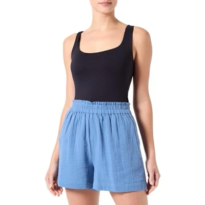 Abbildung von VILA HIGH Waist Shorts, Damen, Größe: 44, Coronet blue