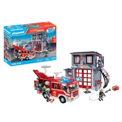 Abbildung von Playmobil 71603 Action Heroes Bausatz Feuerwehr Megaset