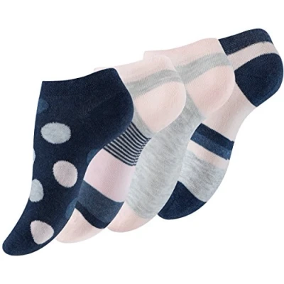 Abbildung von Vincent Creation 8 Paar Sneaker Socken Damen Füßlinge Bunte kurze Socken, Gr. 39 42
