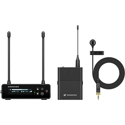 Abbildung von Sennheiser EW DP ME4 SET (S1 7) Tragbares digitales UHF Drahtlosmikrofonsystem mit Ansteckmikrofon Nierencharakteristik Schwarz (700023)