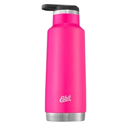 Abbildung von Esbit Isolierflasche Pictor Edelstahl Thermoflasche 550 ml in Pink mit Loop Verschluss