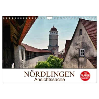 Abbildung von Nördlingen Ansichtssache (Wandkalender 2025 DIN A4 quer), CALVENDO Monatskalender