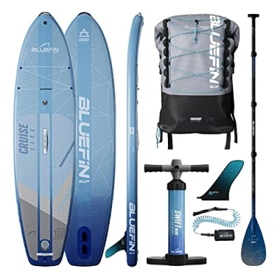 Abbildung von Bluefin Cruise Lite SUP Paddleboard, Paddleboards für Erwachsene, Stand Up Board, Paddleboarding, 10Ft Sup. Leichtes Kompaktes Paddleboard