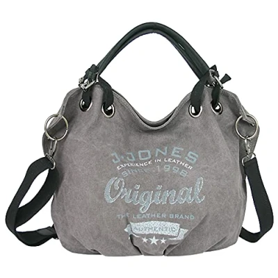 Abbildung von J JONES JENNIFER Schultertasche Große Damen Umhängetasche, Casual Handtasche aus Canvas
