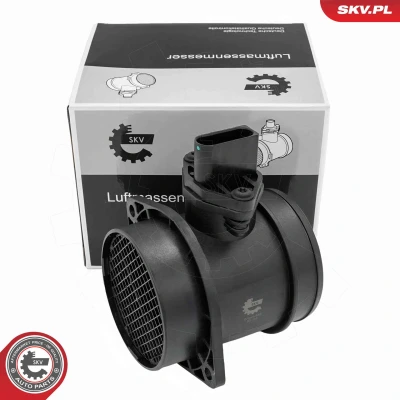 Abbildung von ESEN SKV 07SKV359 Luftmassenmesser mit Gehäuse AUDI: A6 C6 Avant, A8 D3, Limousine