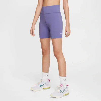 Abbildung von Nike One Dri FIT Biker Shorts Lila L 146 156
