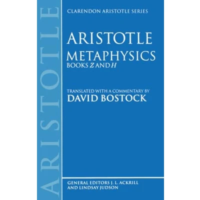 Abbildung von Metaphysics: Books Z and H (Clarendon Aristotle Series)