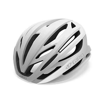 Abbildung von Giro Unisex Erwachsene Syntax Fahrradhelm Road, Matte White/Silver, S 51 55cm