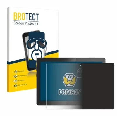 Abbildung von BROTECT Anti Spy Blickschutzfolie für Lenovo Tab M10 TB X505F / X505L Privacy Screen Protector [Displayschutz Folie, Sichtschutz, Blaulichtfilter]