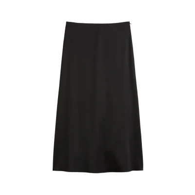 Abbildung von Marc O&#039;Polo Ausgestellter AUS Stretch Alinienrock, Damen, Größe: 32, Black