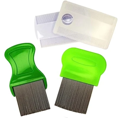 Abbildung von Läusekamm Nissenkamm extra fein Kinder. Lausekamm Flohkamm lausemittel. Lice comb mit metallzinken. Lausen Kamm edelstahl und kunststoff. Lause fur Kopflausbefall. Läuseei Nissen