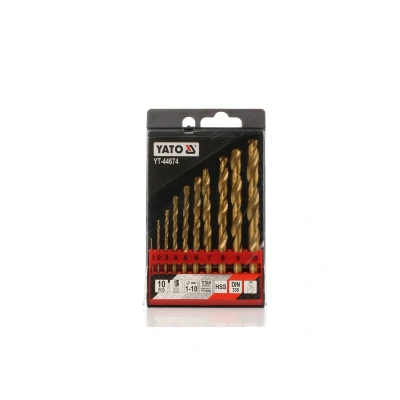 Abbildung von YATO YT 44674 Metallspiralbohrer Satz 1, 2, 3, 4, 5, 6, 7, 8, 9, 10 1