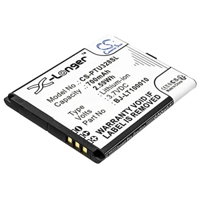 Abbildung von CS PTU328SL Akkus 700mAh Kompatibel mit [Panasonic] KX TU327, TU327EX, TU327EXBE, TU328, TU328EX, TU328EXBE, TU339, TU339EXBE, TU349 Ersetzt BJ LT100010