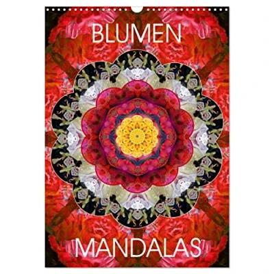 Abbildung von BLUMEN MANDALAS (Wandkalender 2025 DIN A3 hoch), CALVENDO Monatskalender