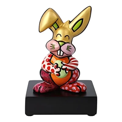 Abbildung von Goebel Sammelfigur &quot;Figur Romero Britto &quot;Orange Rabbit&quot;&quot;