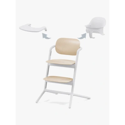 Abbildung von Cybex Lemo 3 in 1 Hochstuhl Inkl. Babyset Und Tablett, Sand White
