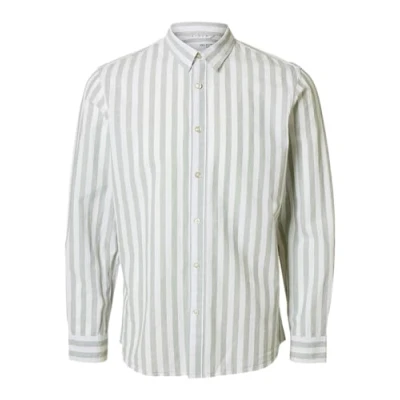 Abbildung von Selected Homme Slhslimnew LS NOOS Hemd, Herren, Größe: Large, Iceberg green