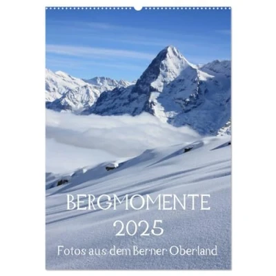 Abbildung von Bergmomente (Wandkalender 2025 DIN A2 hoch), CALVENDO Monatskalender