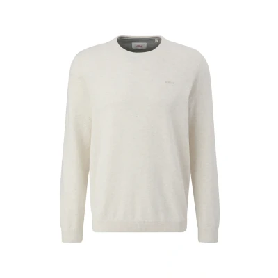 Abbildung von s.Oliver Strickpullover, Herren, Größe: 3XL, Wollweiß