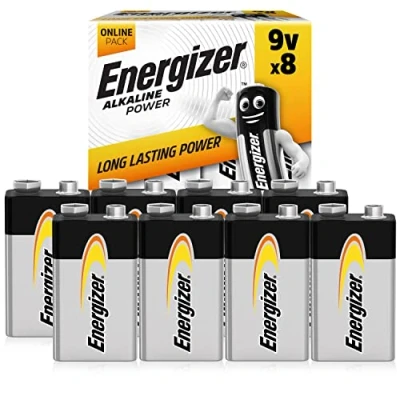 Abbildung von Energizer Batterien, 9V Blockbatterie Alkaline, 8 Stück