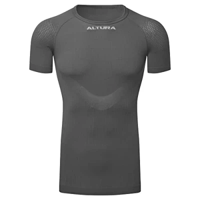 Abbildung von Altura Unisex Tempo Seamless Short Sleeve Thermal Cycling Baselayer Charcoal Large/X Large