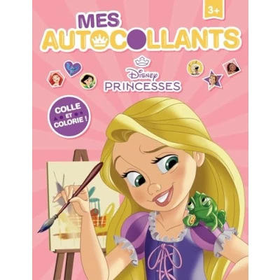 Abbildung von DISNEY PRINCESSES Mes Autocollants Petites Princesses: Colle et colorie !