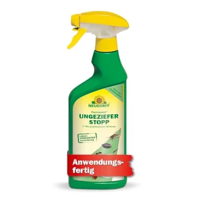 Abbildung von Neudorff Insektenspray Permanent UngezieferStopp 500 ml lähmt Ungeziefer bei Kontakt, 0,5 l, Anwendungsfertiges Ungezieferspray mit zuverlässiger Sofortwirkung gegen kriechende und fliegende Insekten
